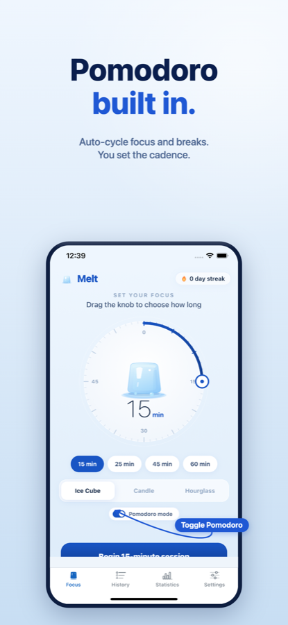 Pomodoro mode